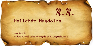 Melichár Magdolna névjegykártya